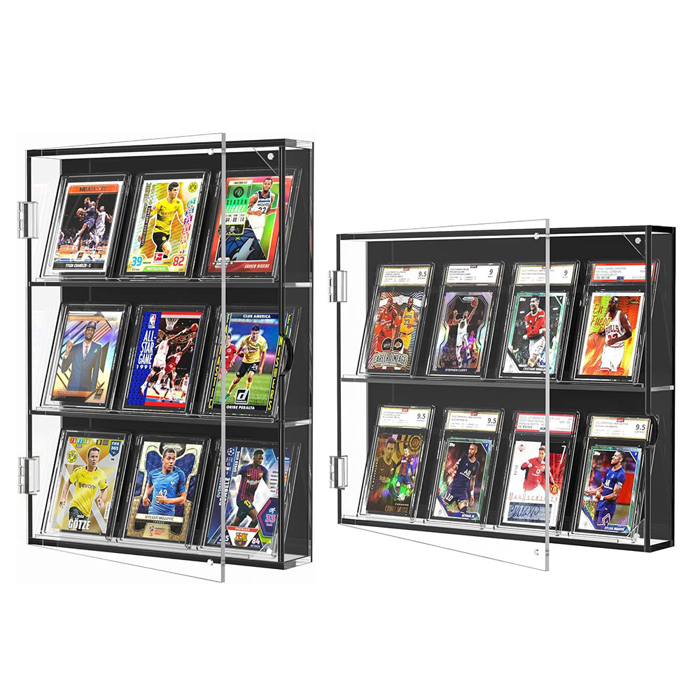 Trading Card Acrylic Display Frame, HD Hangable Graded Card Cabinet, For Sports Game Card