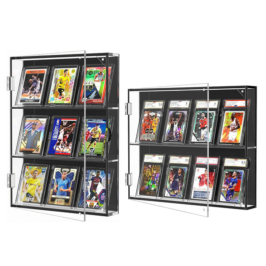 Trading Card Acrylic Display Frame, HD Hangable Graded Card Cabinet, For Sports Game Card