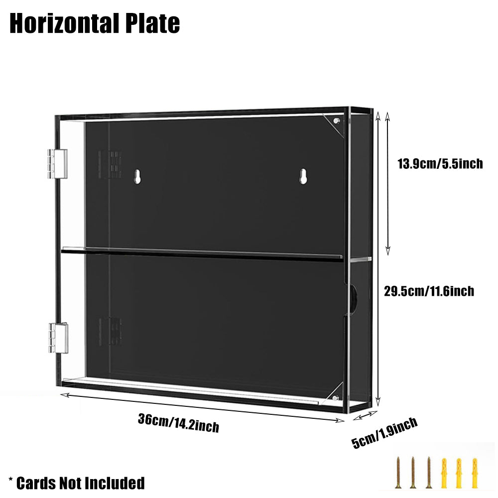 Trading Card Acrylic Display Frame, HD Hangable Graded Card Cabinet, For Sports Game Card