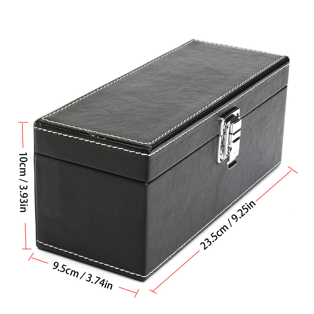 Storage Box Case Faux Leather Certified Coin Holders Slabs Storage Box Case Faux Leather For Coins Boxes For NGC PCGS ANACS