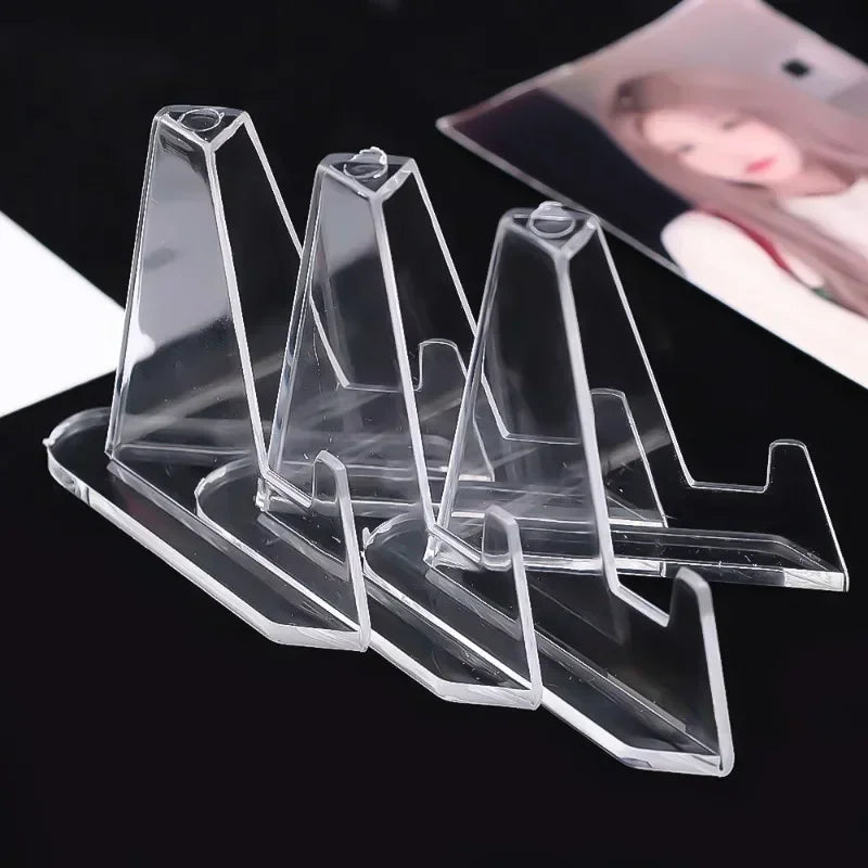 Magnetic Trading Card Protector with Display Stands 35PT Acrylic Card Holder Rack for Kpop Idol Game Card Storage Case Stand